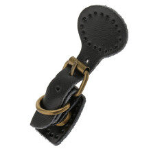 Sew on Leather Magnetic Snap Buckles DIY Bag Handbag Replacement Black