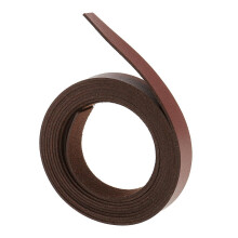 2 Meters Long DIY PU Leather Crafts Straps Strips 1.5cm Wide Wine Red