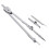 Students Compass Drawing Dividers Equipment Tool compasses with 3 part 1