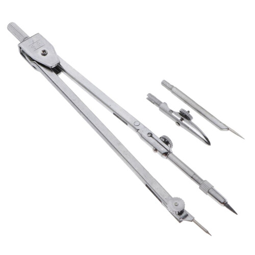 Students Compass Drawing Dividers Equipment Tool compasses with 3 part