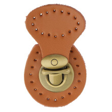 1 Piece PU Leather Bag Lock Fasteners Snap Buckles Clasp Replacement B