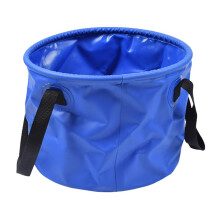 PVC Collapsible Fishing Bucket Outdoor Camping Fish Water Bucket 30L