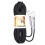 12mm Static Rock Climbing Rope High Strength Static Climbing Rope Blac 1