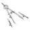 Students Compass Drawing Dividers Equipment Tool spring compasses 2