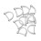 10 Pieces D Rings Keychain Horseshoe Buckles for DIY Backpacks Replace 1