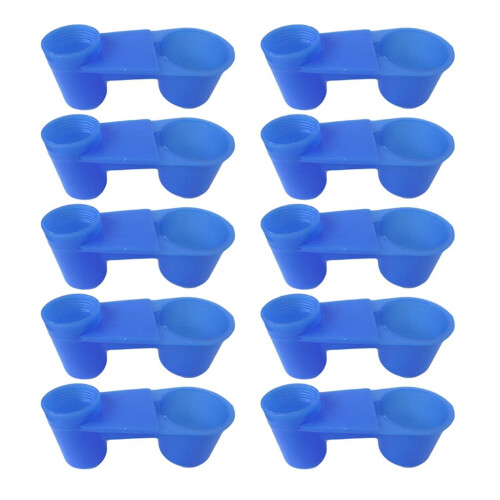 10pcs Automatic Bird Drinker Cups Pigeon Water Bottle Feeder for Cage