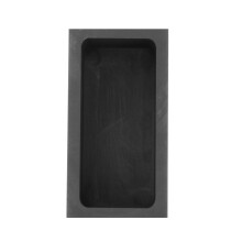 Square Graphite Tank Ingot Mould Crucible for Aluminum Brass 100x50x25
