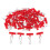 50Pcs Fishing Sinker Slides with Hooked Snap Connectors for Braid Line 2