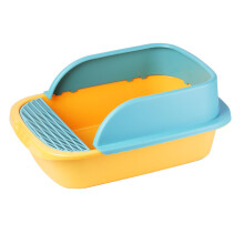Pet Toilet Pan Cat Litter Box for Sand Box Supplies Small Animals Kitt