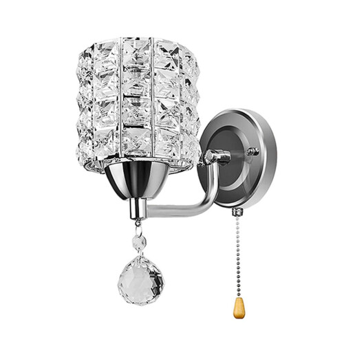 Modern Crystal Wall Lamp Fixture Sconces Pendent Light E26/E27 Stairs