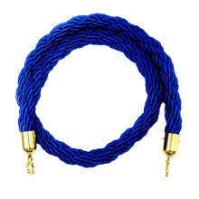 Rope Barriers - Heavy Duty Crowd Control Stanchions 1.5m Blue