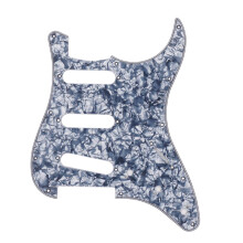 Guitar Pickguard Scratch Plate Pickups f/ SSS USA/Mexican Modern Grey