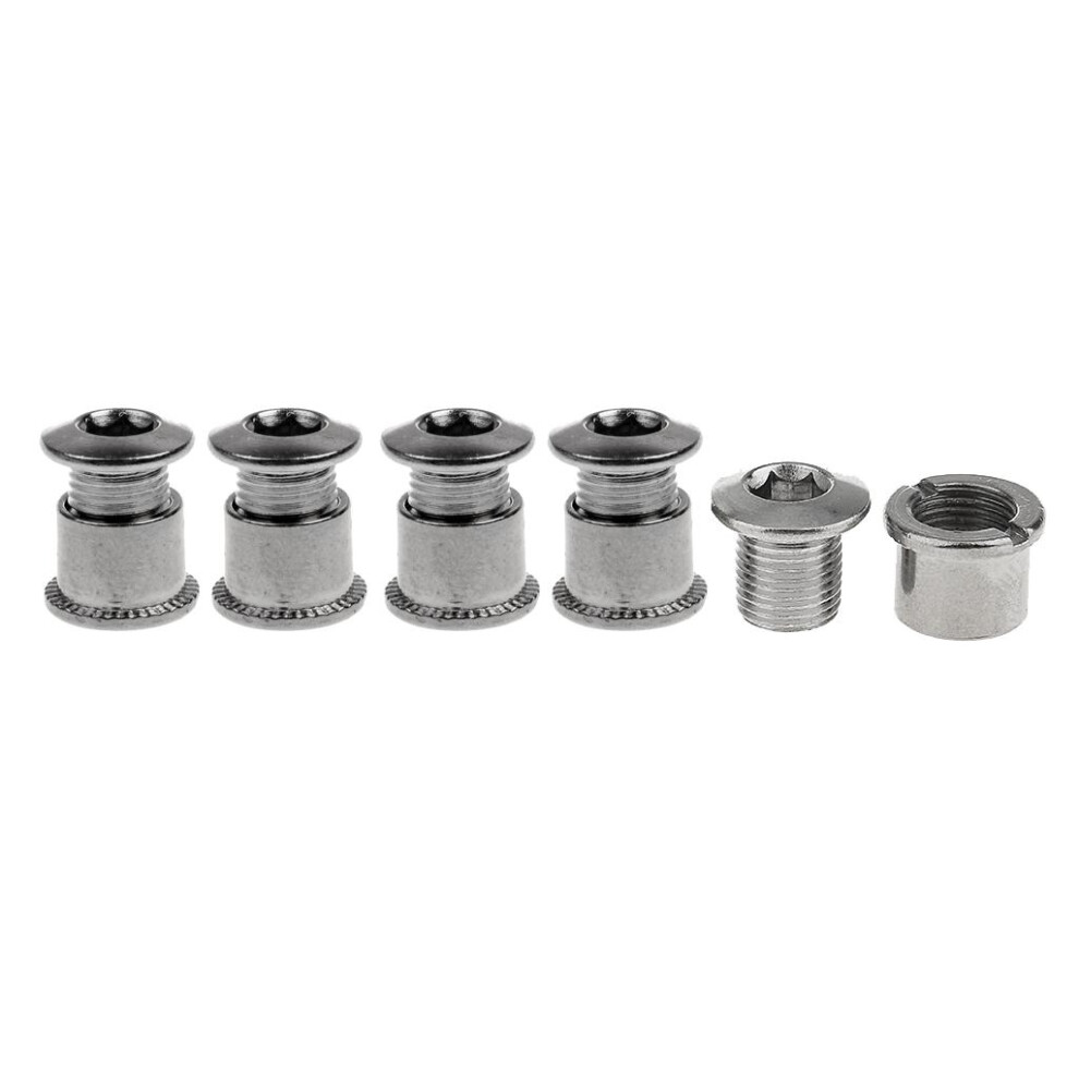 Crankset Bolts Chainring Bolts & Nuts For Mountain Bike Silver-B 6902696400901