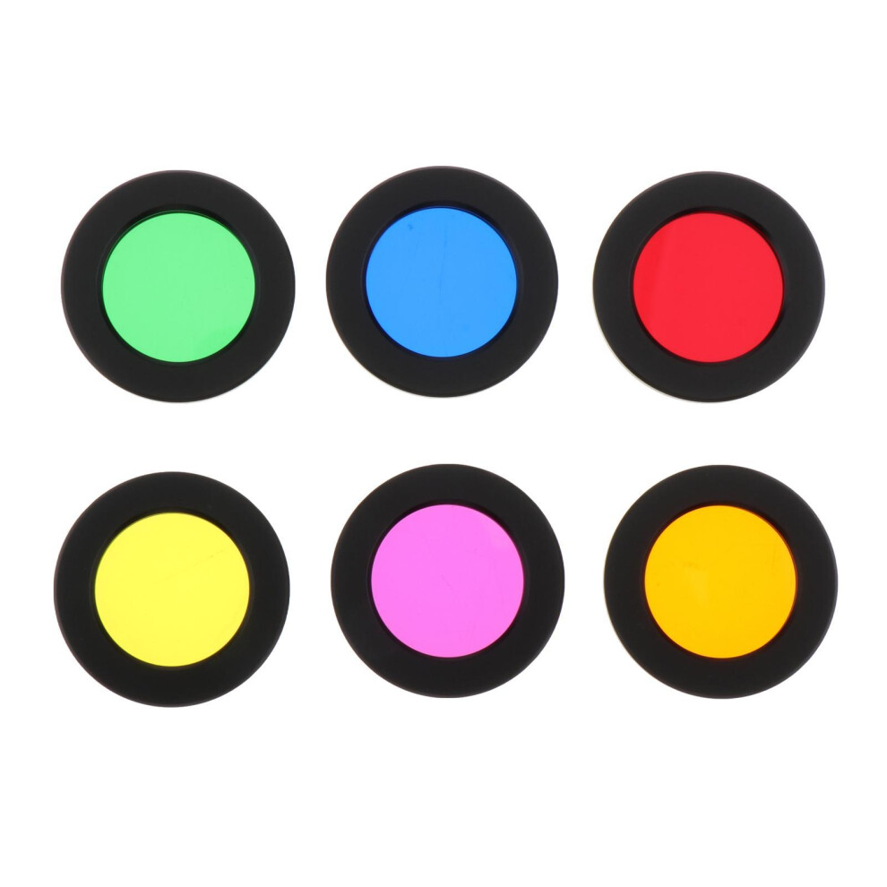 1.25"Telescope Color Filter Sets For Astronomy Eyepiece Lens Planet 6 6902695815713