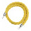 Barrier Rope Crowd Control Stanchion Queue Twisted Rope with Hooks Yel 2
