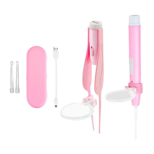LED Ear Pick Curette  Remover Nose Pick Cleaner Tools Set Choice 5