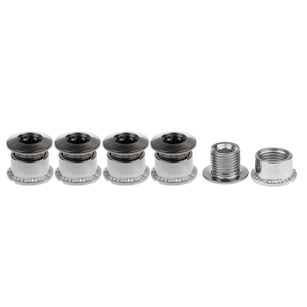 Crankset Bolts Chainring Bolts & Nuts For Mountain Bike Silver-C 6902696552020