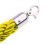Barrier Rope Crowd Control Stanchion Queue Twisted Rope with Hooks Yel 3