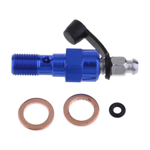 Universal M10 Single Banjo Bolt Thread Bleeder Nipple Washers 1.0mm Bl 2