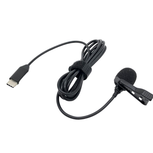 Lavalier Lapel Microphone Type C with Clip Professional Camera Intervi 1