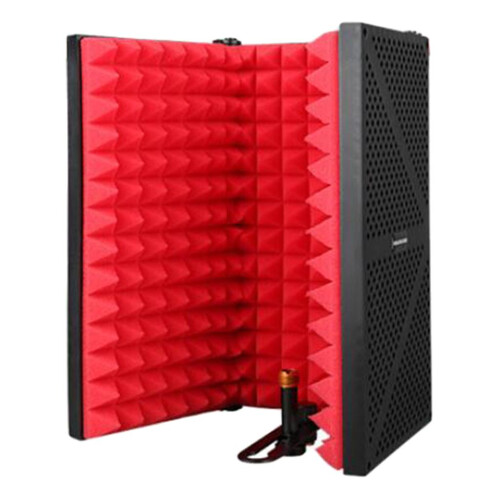 Foldable Metal Mic Isolation Shield for Microphone Recording Equipment 1