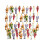 100pcs Painted Model Train Seated People Passengers Figures 1v200 B 1