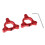 CNC Aluminum Motorcycle Front Suspension Fork Preload Adjusters 17mm R 1