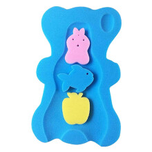 Cute Bath Sponge Infant Bath Cushion Comfy and Skid Proof Bathing Mat