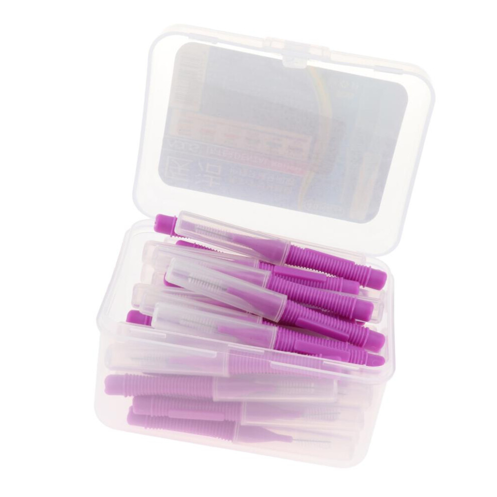 40 Pieces/ Box Dental Interdental Brush Tooth Pick Flosser Toothpick S