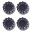 4x Guitar Knobs with Numbers Scale Bass Replacement for Electric Guita 1