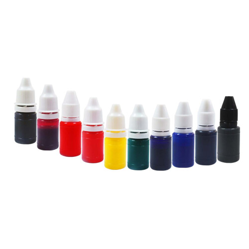 10Pcs Stamp Refill Inks Inking Bright Color Refill Ink Quick Drying 1