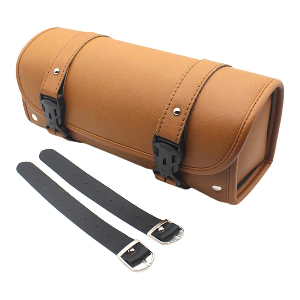 Pu Leather Motorcycle/Motorbike Saddle Bag Tool Roll Storage Pouch Bro 6902696356826