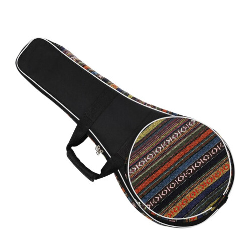Heavy Duty Mandolin Bag with Padding Oxford Cloth Ajustable Strap Back