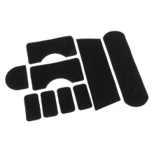 9pcs Tactical Helmet Sticker Patch Hook and Loop for MICH Hunting Helm