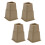 Heavy Duty Multi Height Bed Risers Bed Lifts Brown 1