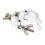 Heavy Duty Stage Light Hook Clamp for Moving Head Light Spotlight Silv 3