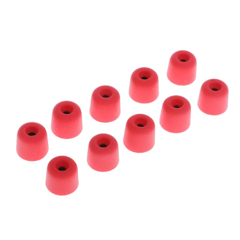 Earbud Memory Foam Eartips Earplug Tips For Inear Headphone 3.0Mm Red 6902696588302