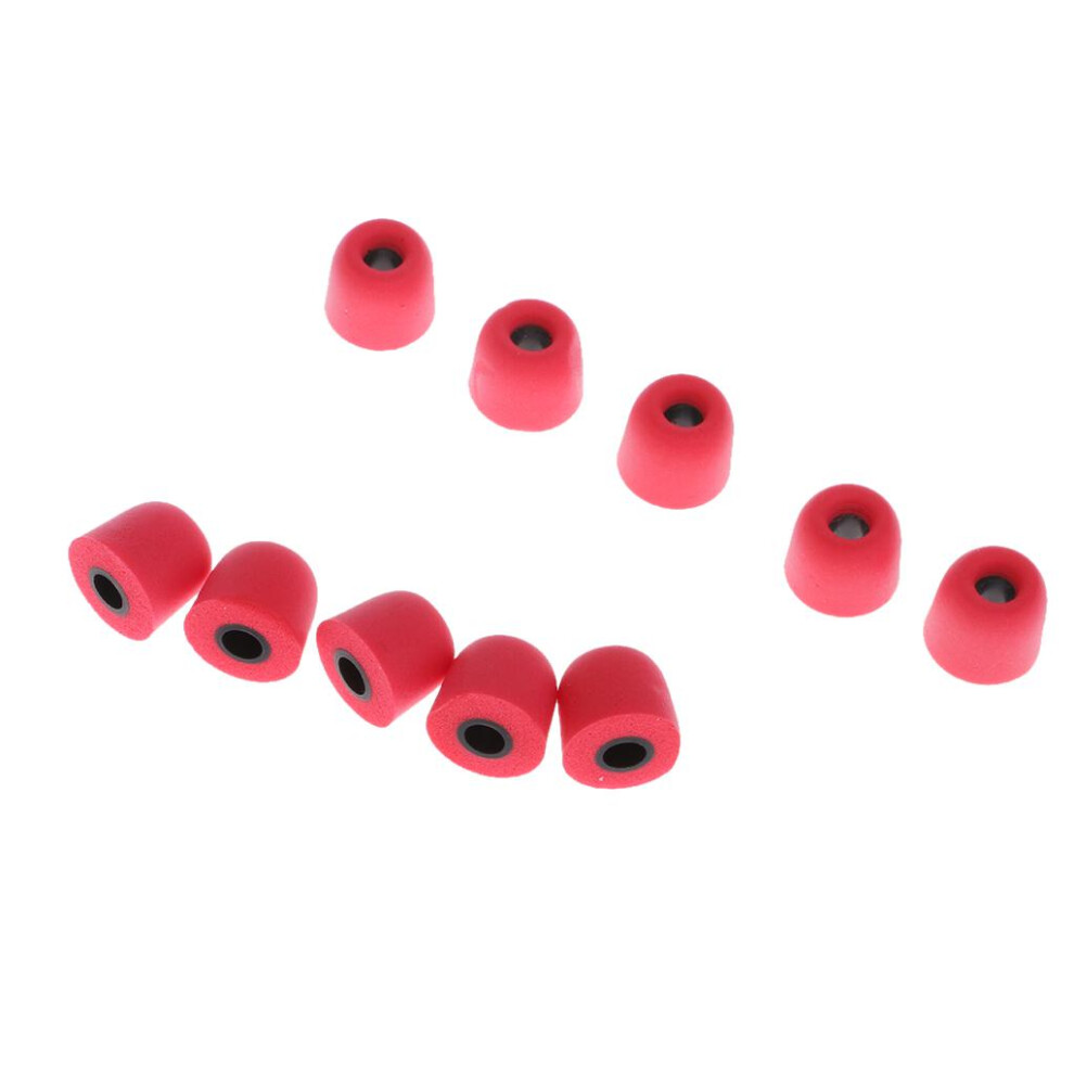 Earbud Memory Foam Eartips Earplug Tips For Inear Headphone 4.5 Mm Red 6902696607928