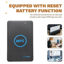 5-Band NFC Chip Reader/Writer+1XCUID Keychain 125K 13.56M Copier HID Duplicator Tag Clone ID IC Keychain Key Copy