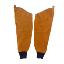Heavy Duty Cowhide Leather Welding Protective Split Sleeves For Arms Y
