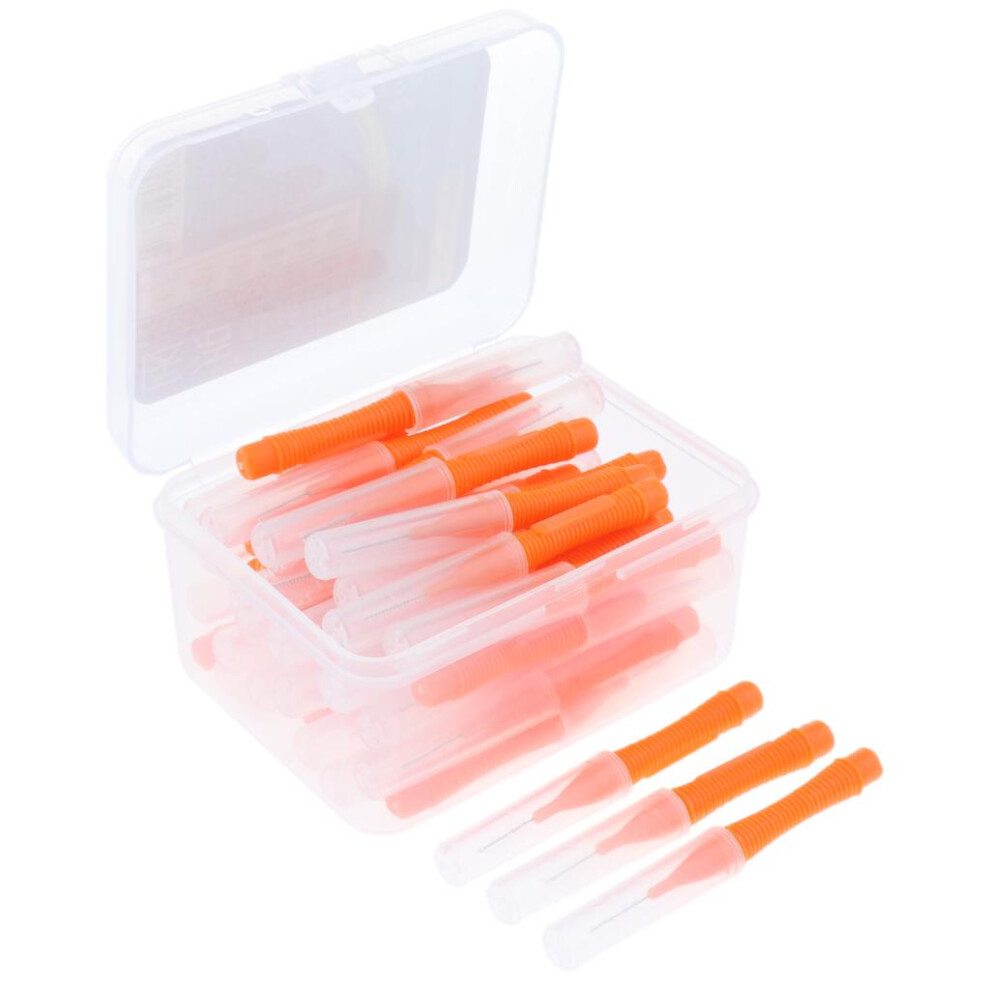 40 Pieces/ Box Dental Interdental Brush Tooth Pick Flosser Toothpick S