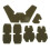 5pcs Tactical Helmet Hook and Loop Sticker Patch Set for WST-AF Helmet 2