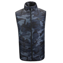 Smart Heated Vest for Winter running Mountain Camping M Camouflage