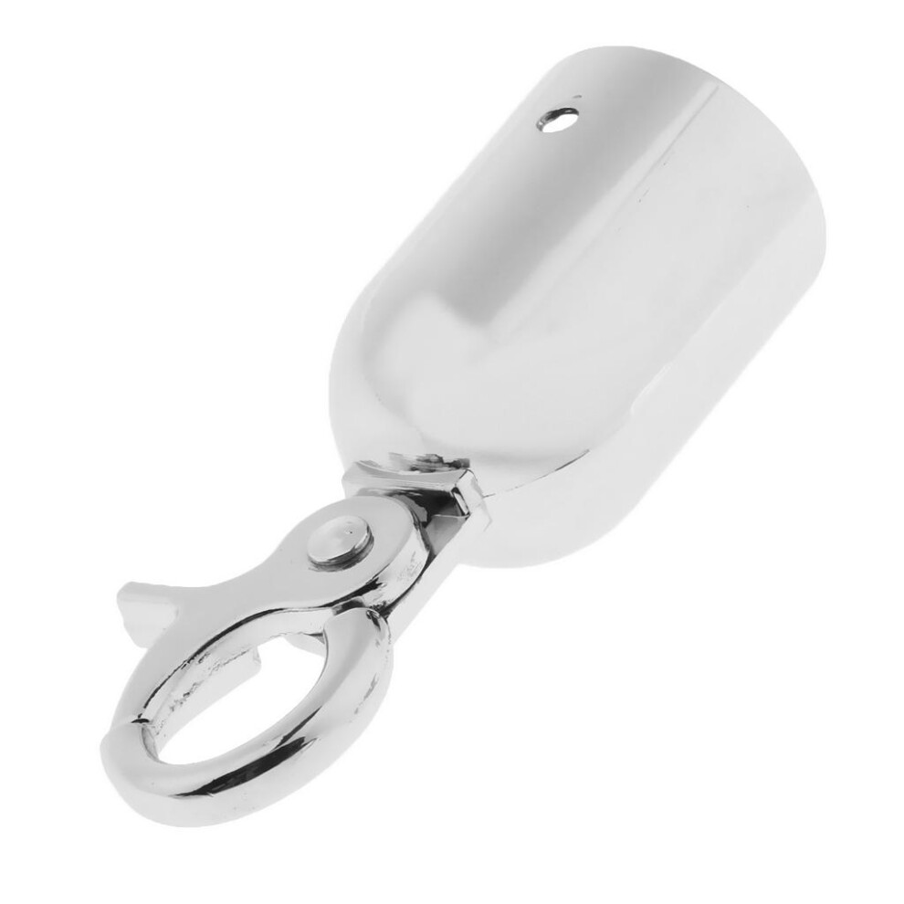 Rope Barrier End Stopper Cord End Caps With Hook 2.5Cm Silver/Gold Si 6902695522000