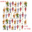 100pcs Painted Model Train Seated People Passengers Figures 1v200 B 2
