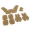 5pcs Tactical Helmet Hook and Loop Sticker Patch Set for WST-AF Helmet 2