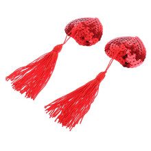 Nipple Cover Sticker Sexy Toys Women Sequin Tassel Breast Bra Pasty Re