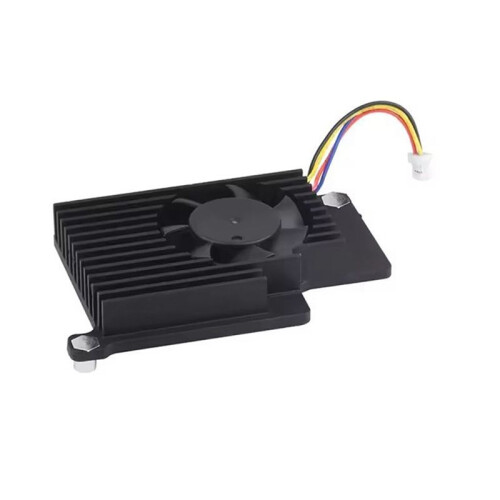 For Raspberry Pi 5 Heatsink Fan Active Cooling with Thermal Patch for Raspberry Pi 5 Accessories 1