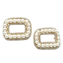 1 Pair Faux Pearl Shoe Buckle Shoe Clips for Wedding Party Shoe Decora