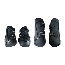 Horse Tendon Boots Set of 4 Training Jumping Guards Protection Wrap Bl